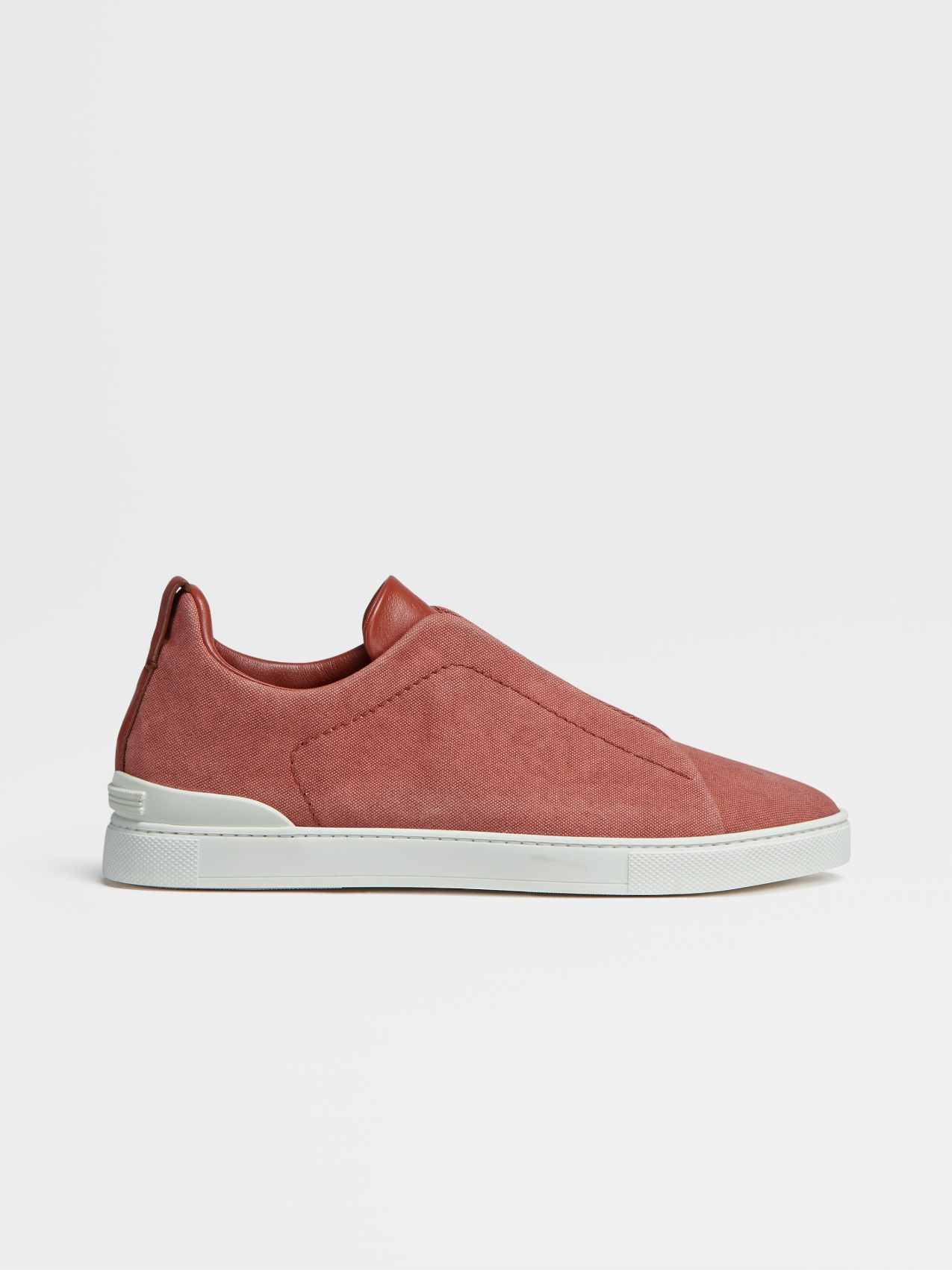 Dark Red Canvas Triple Stitch™ Low Top Sneakers